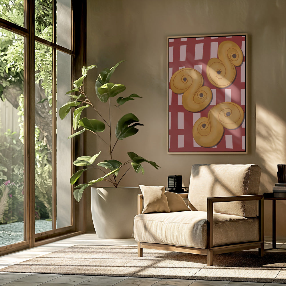 Gouden Werveling Verrukking | Poster