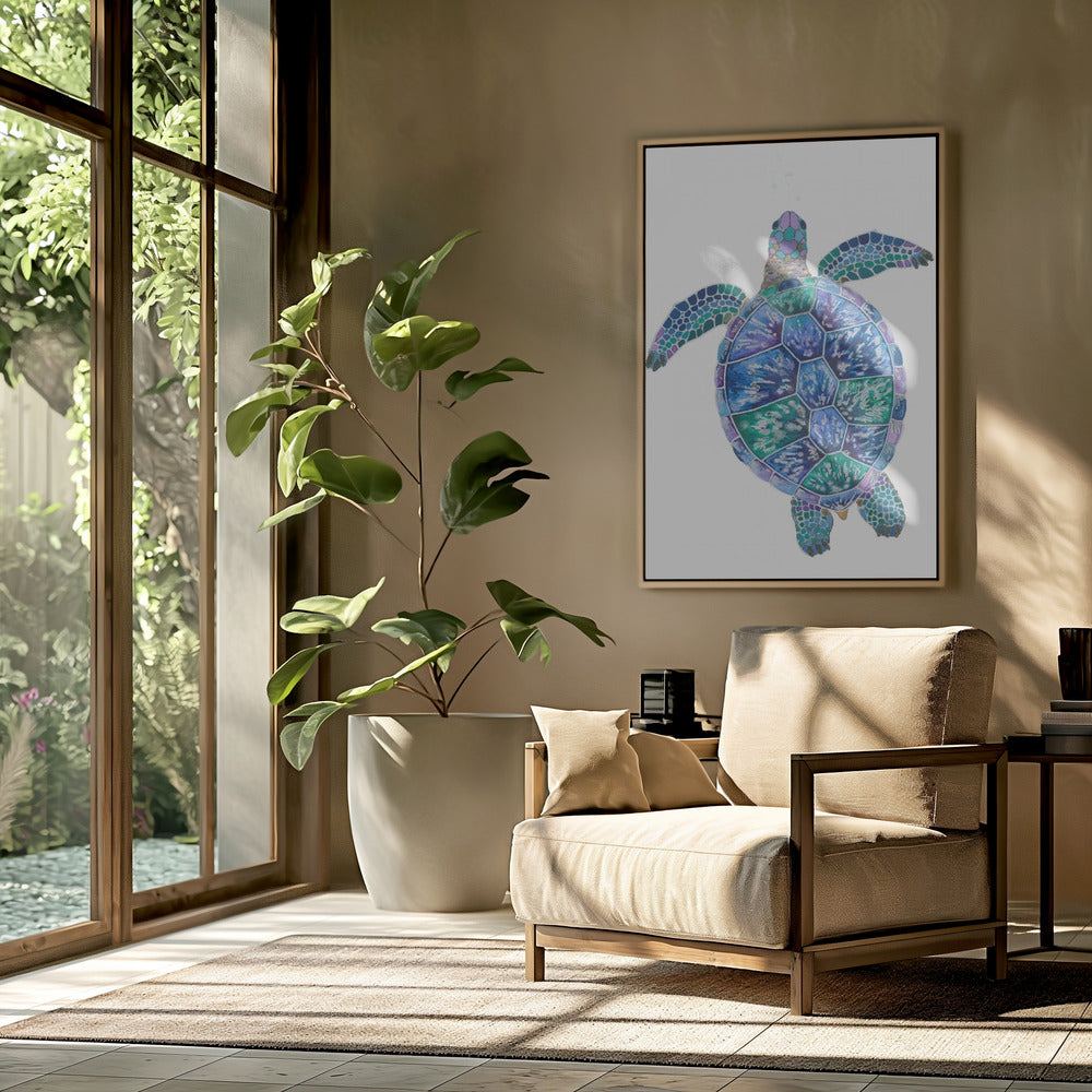 Schildpadden droomlandschap | Poster