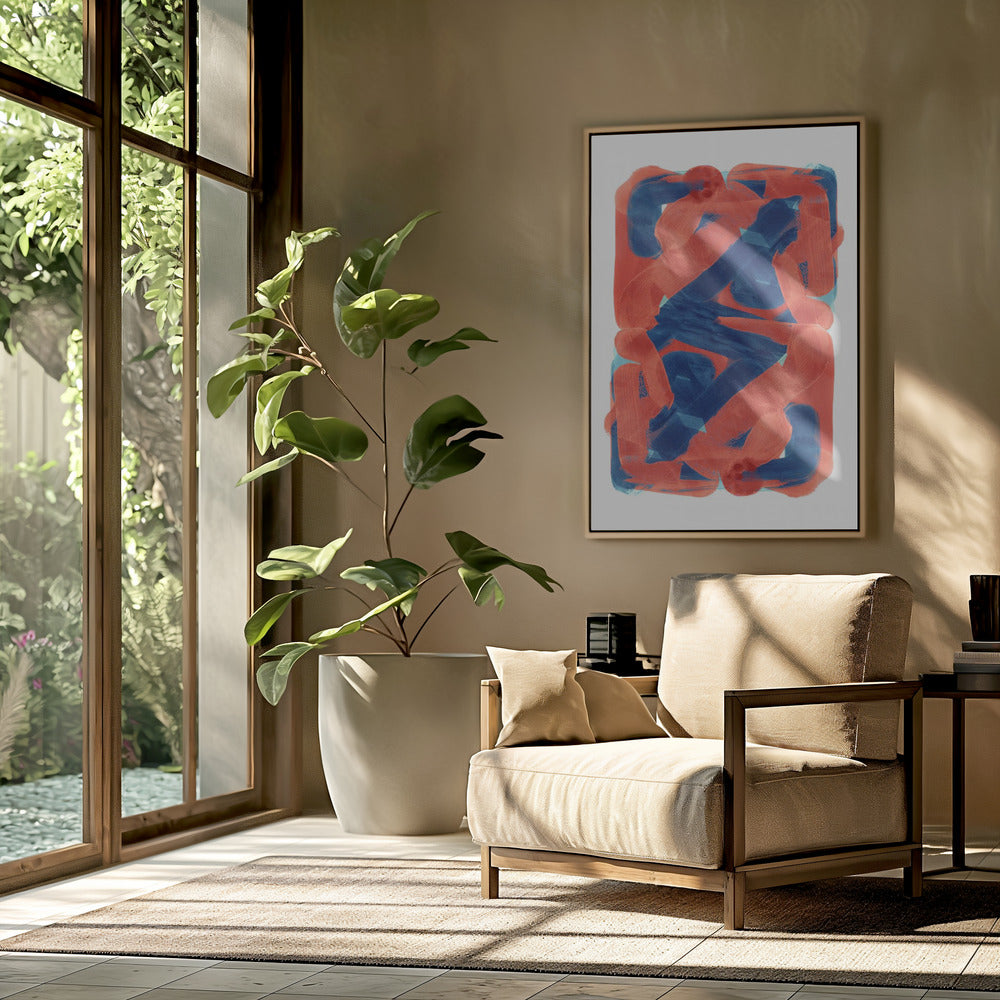 Abstracte lussen 1 | Poster