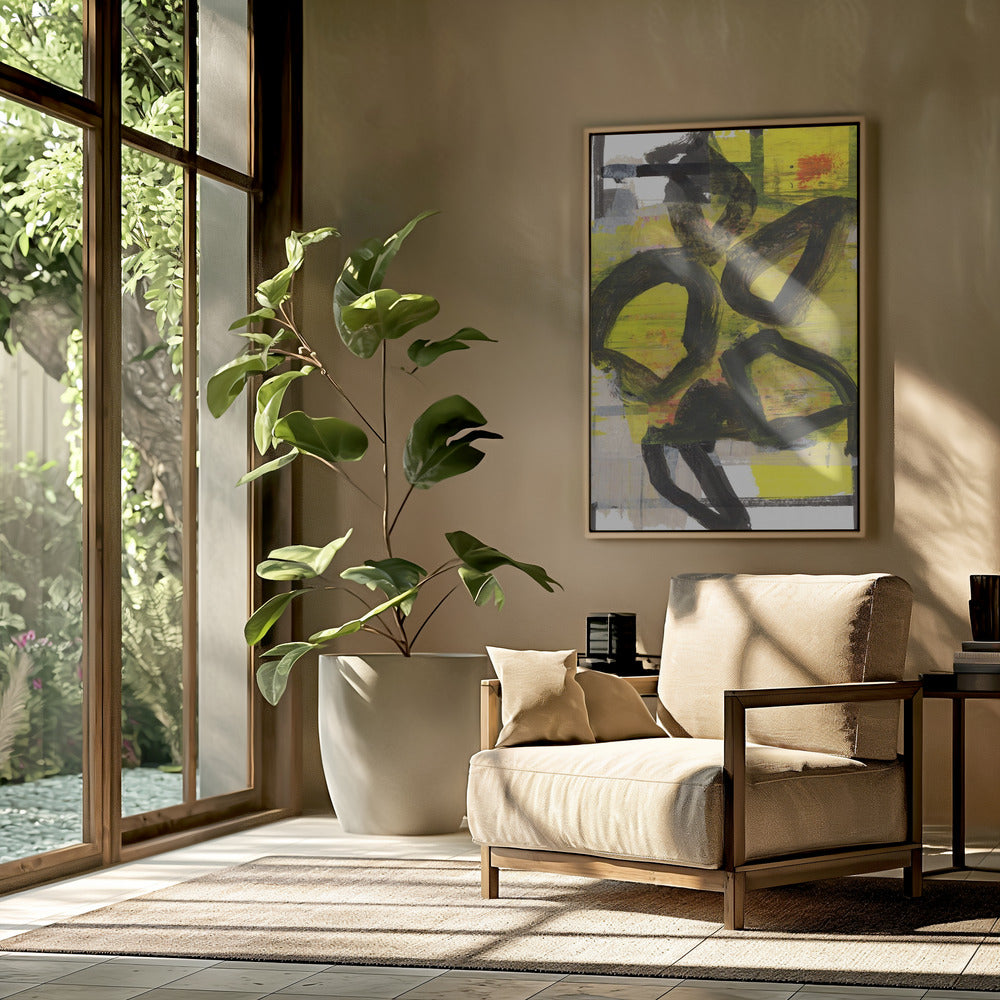 Yellow Abstract No1 | Poster