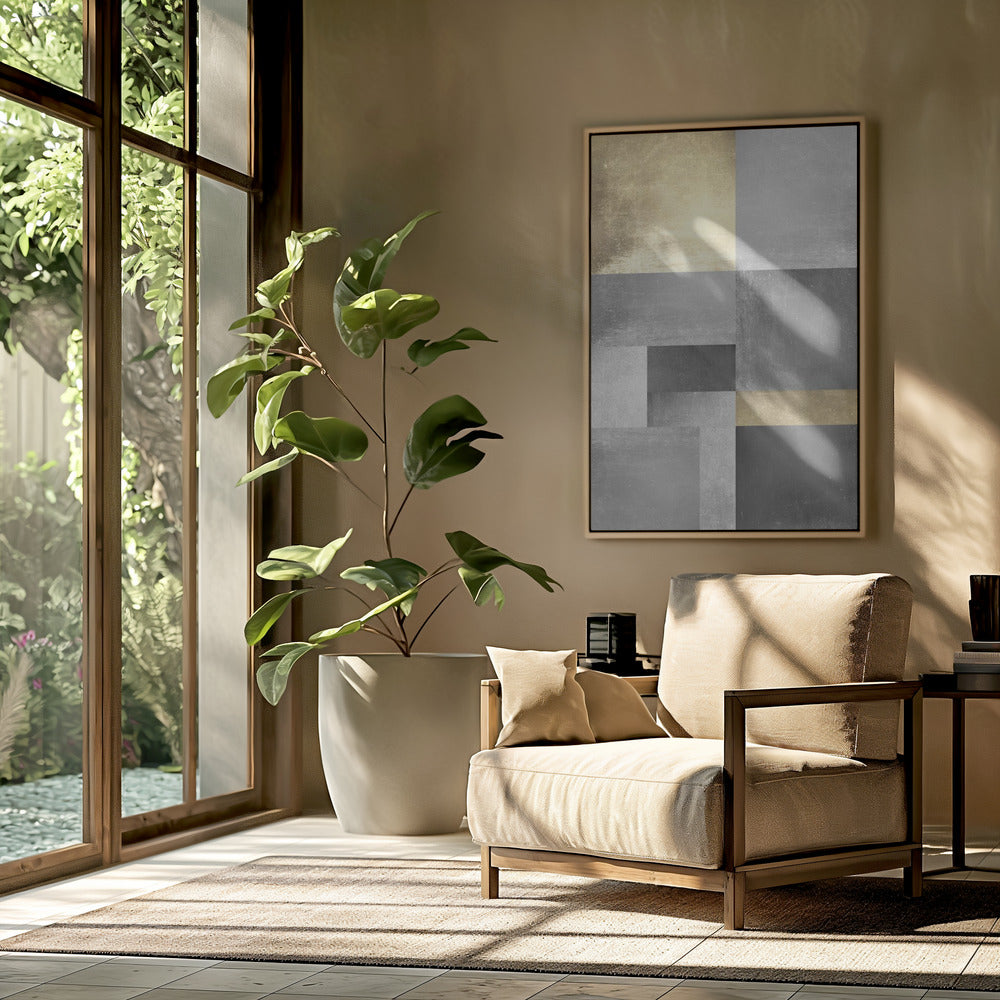 Goud- en zilvertexturen 5 | Poster