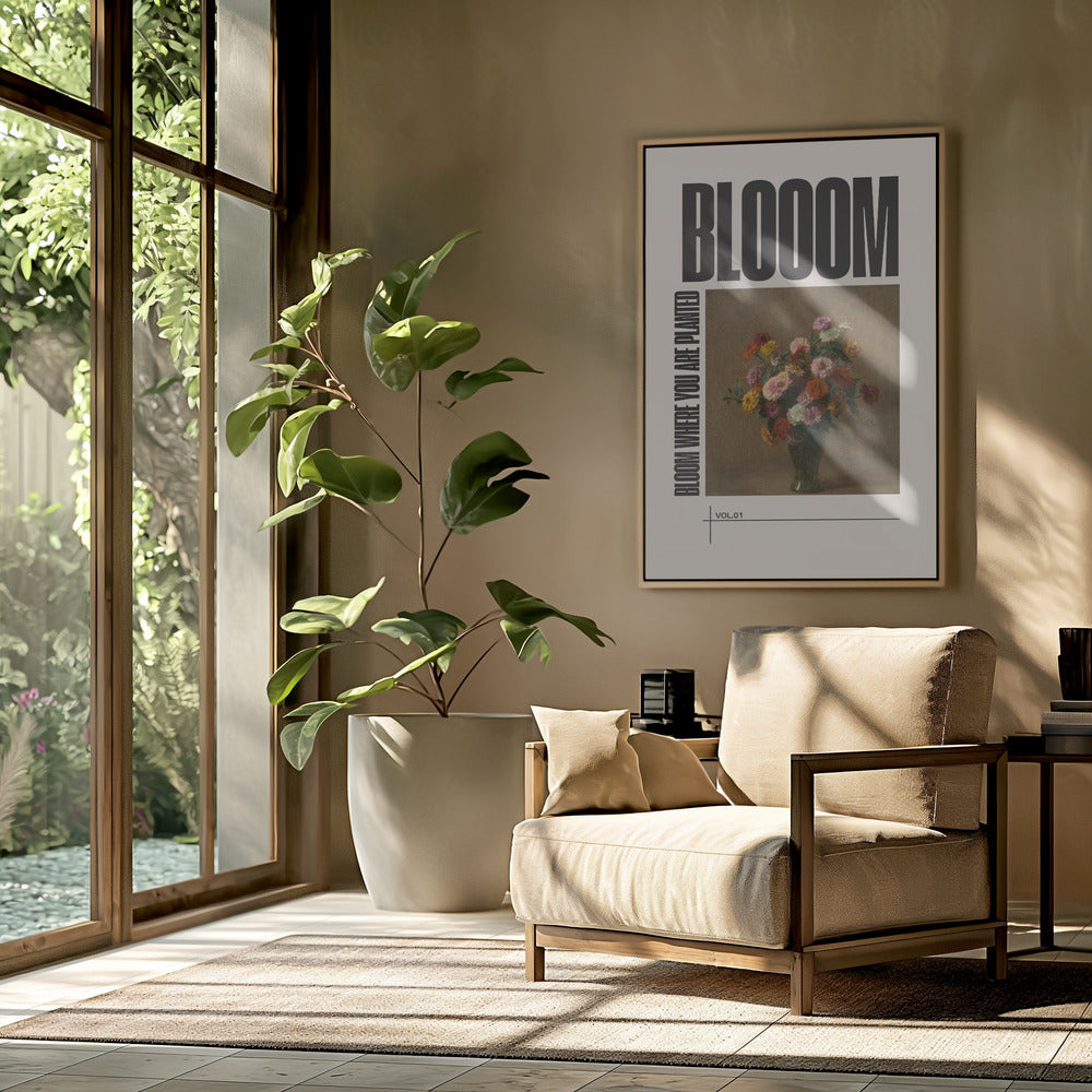 Bloei waar je geplant bent | Poster