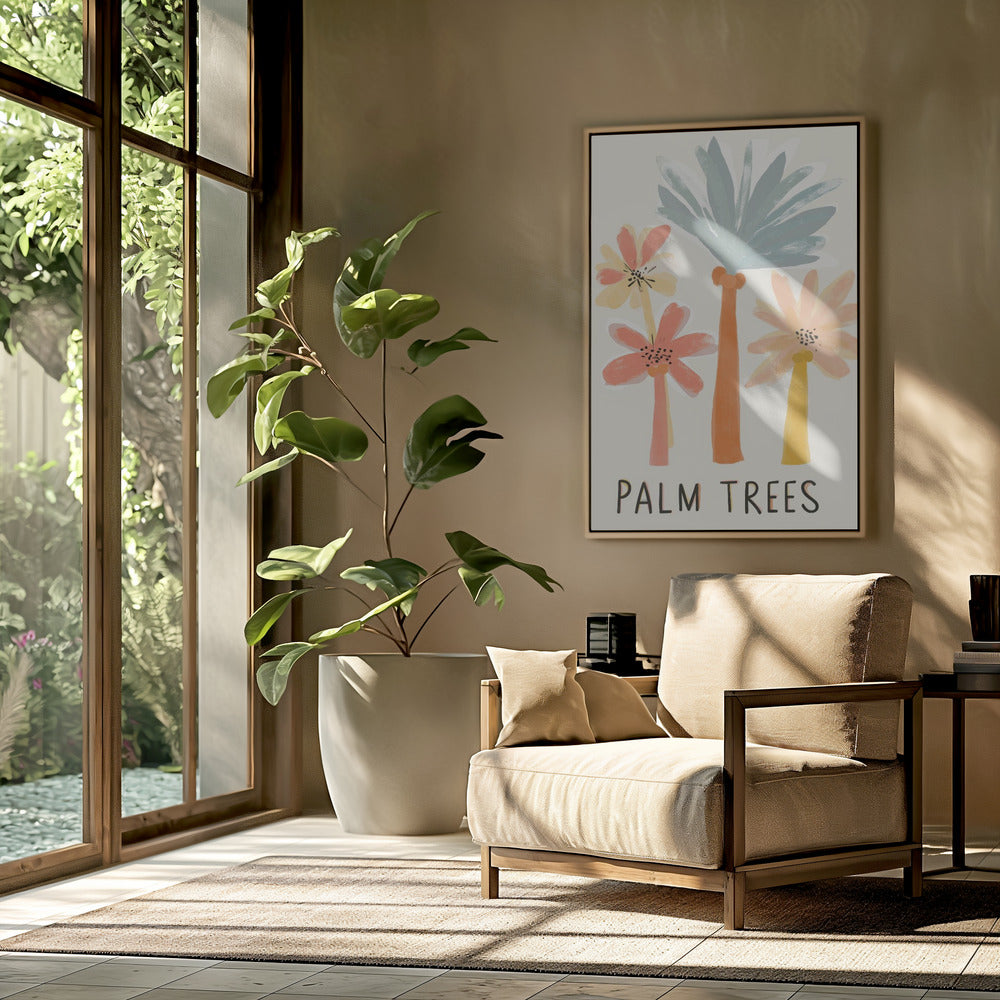 Tropische bloemen | Poster
