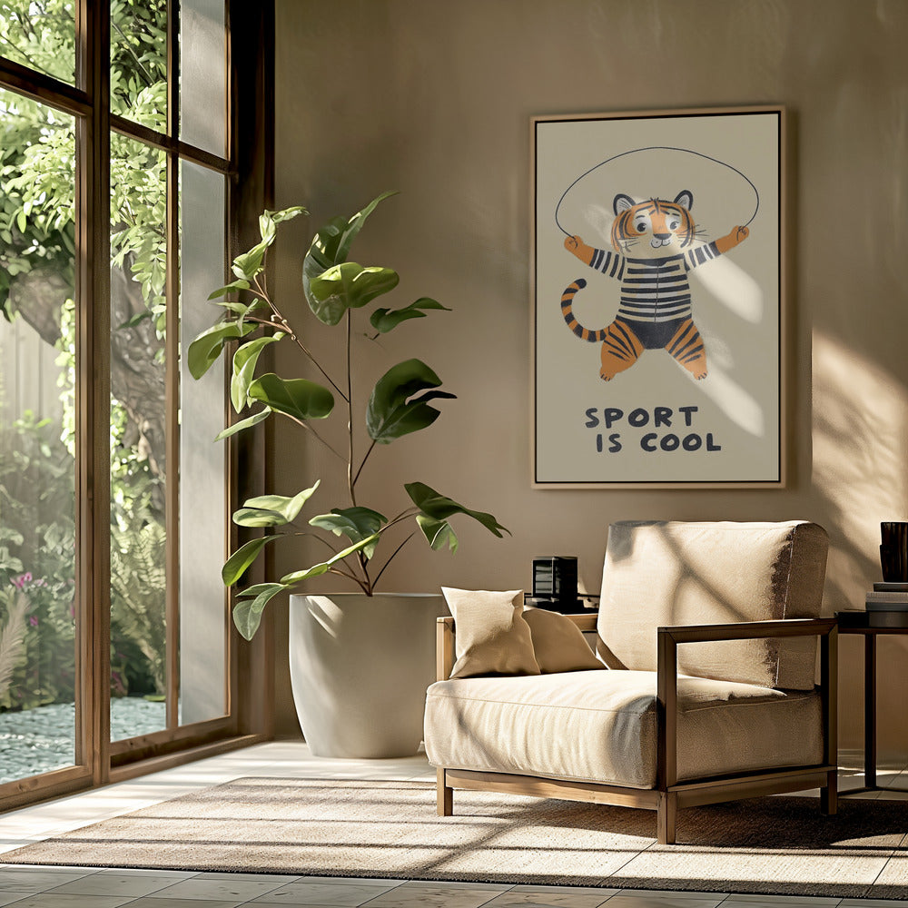 Springende Tijger Plezier | Poster