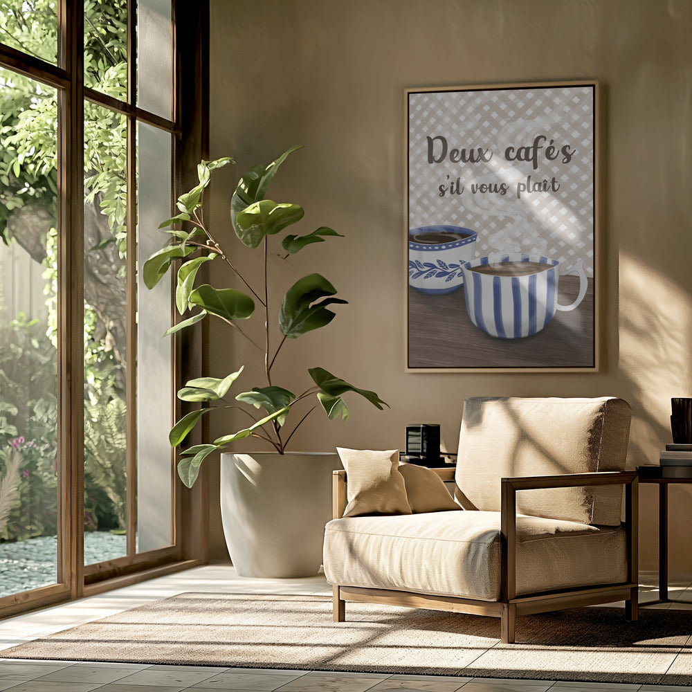 Twee koffie alstublieft | Poster