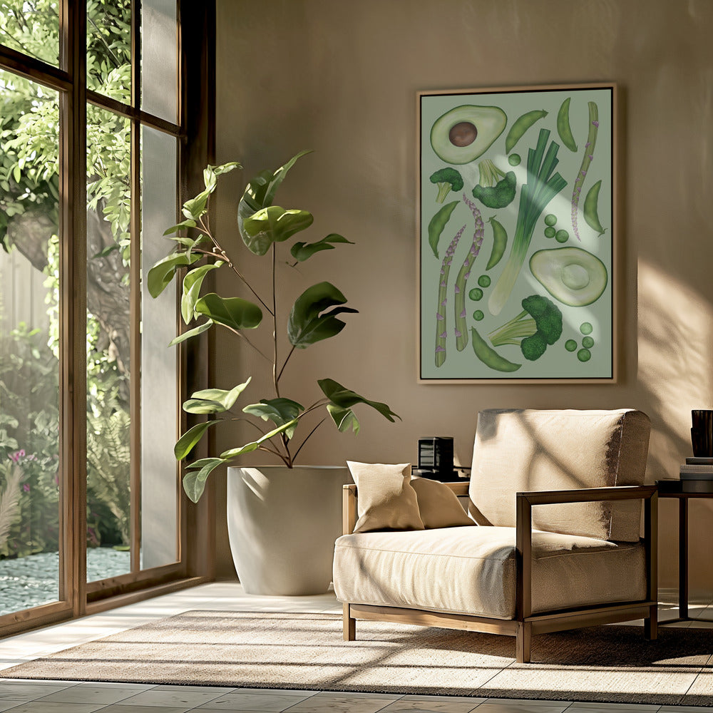 Groene groenten | Poster