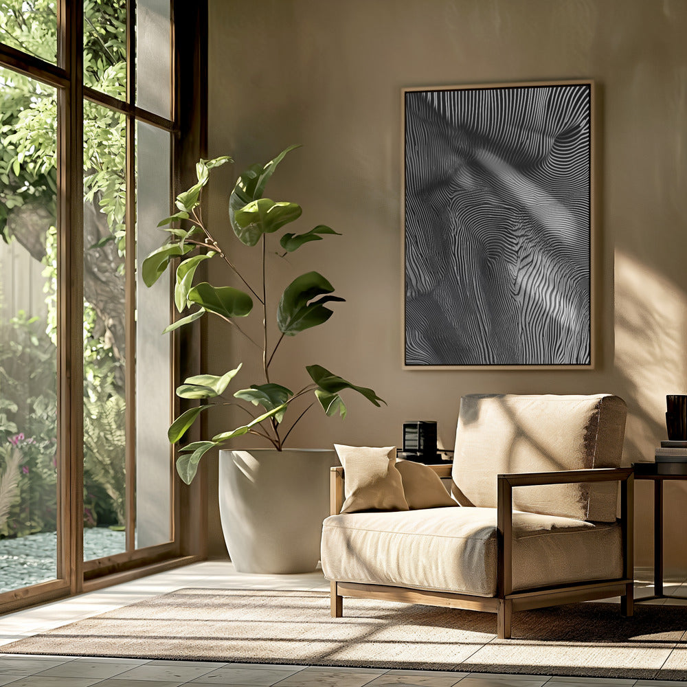 Zebra Flowform | Poster