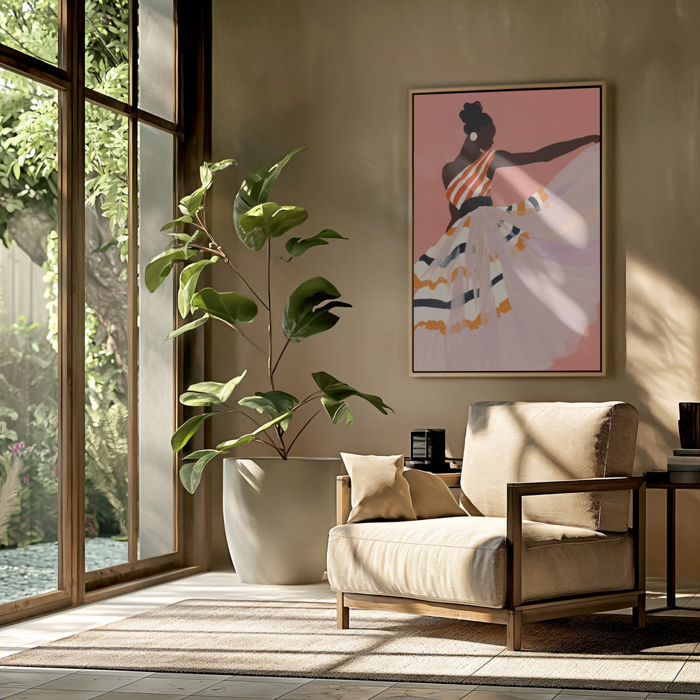 Dans van kleuren | Poster