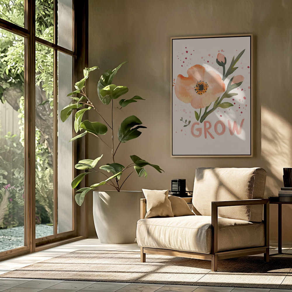Bloemengroei | Poster