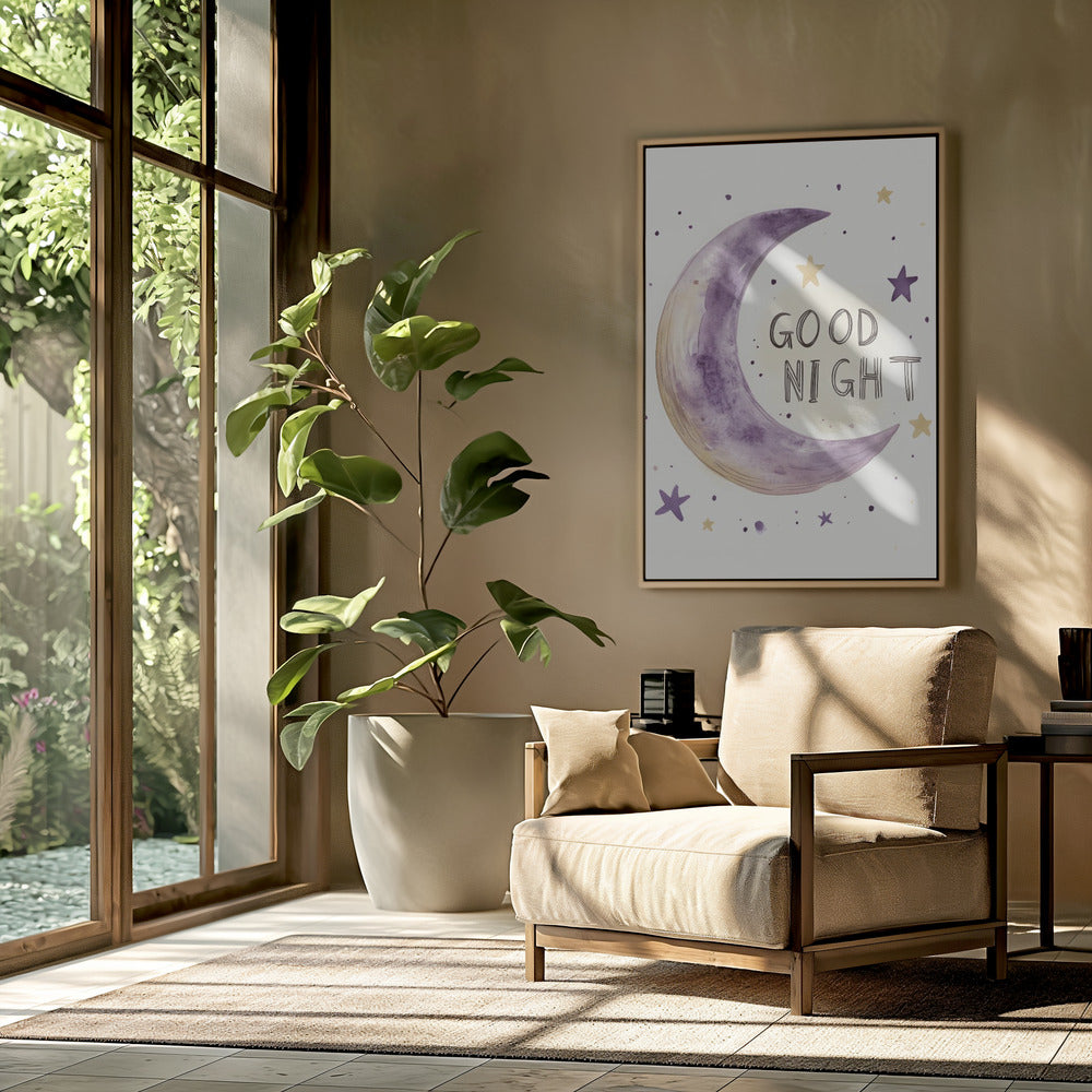 Maanverlichte slaap | Poster