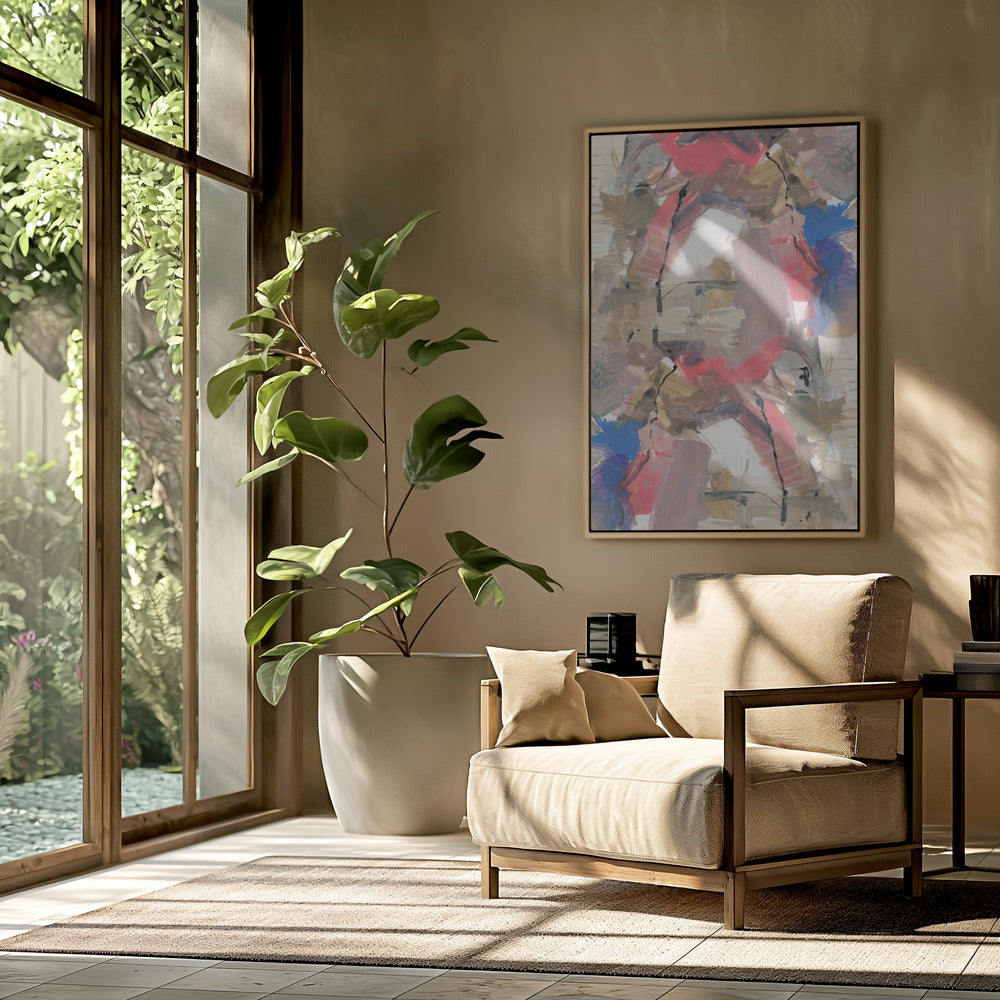Abstract Zacht Profiel 3 | Poster