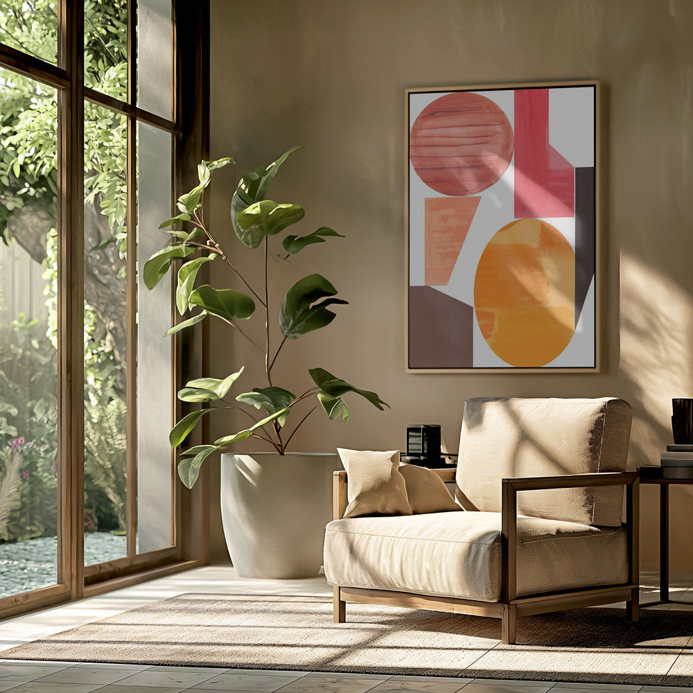 Geometric Warmth No1 | Poster