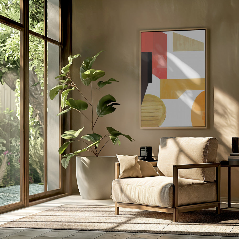 Geometric Warmth No3 | Poster