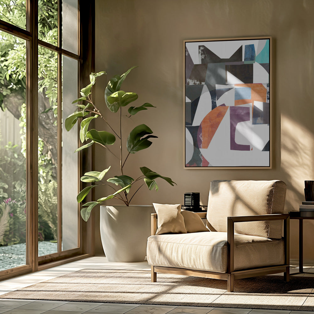 Abstracte uitsneden nr. 3 | Poster