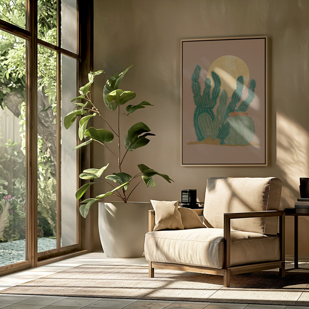 Modern Americana Cactus | Poster