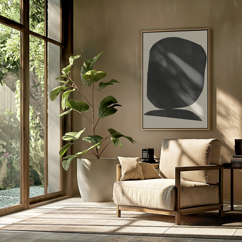 Schaduwabstractie | Poster