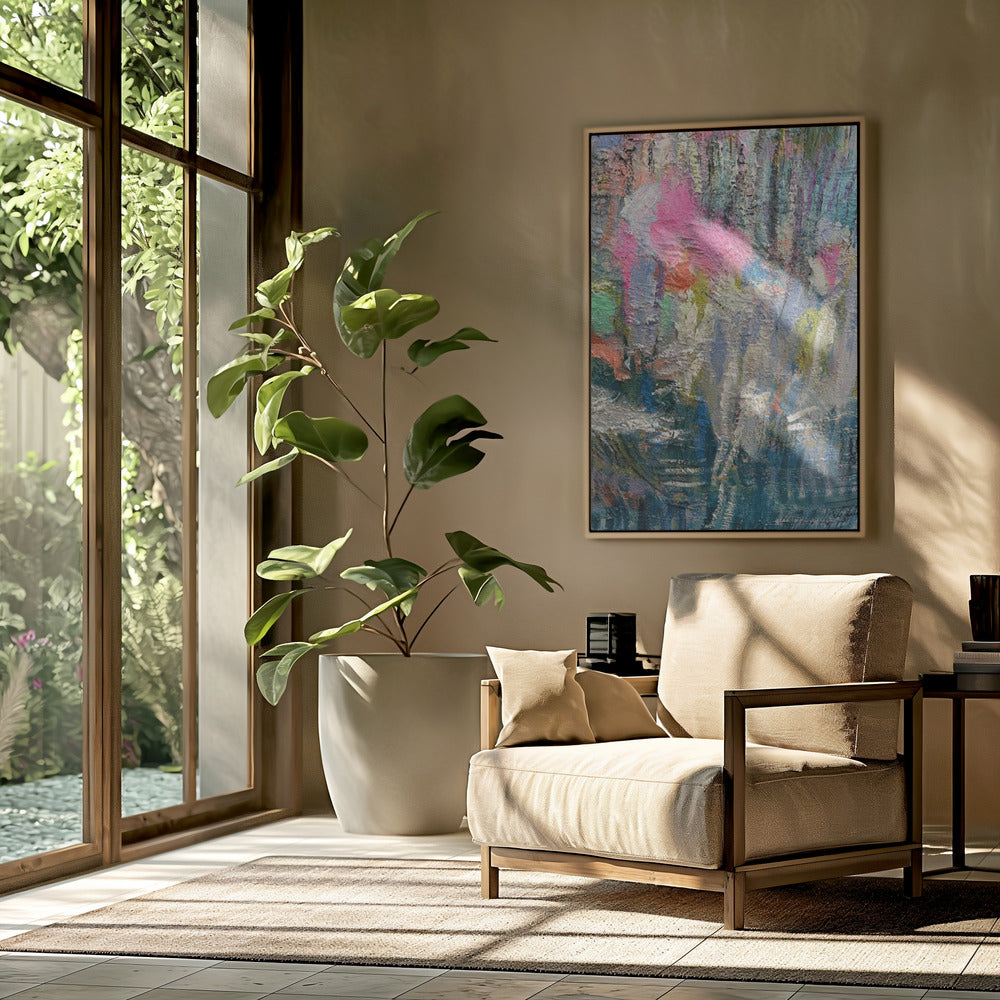Expressionistisch kleurrijk abstract | Poster