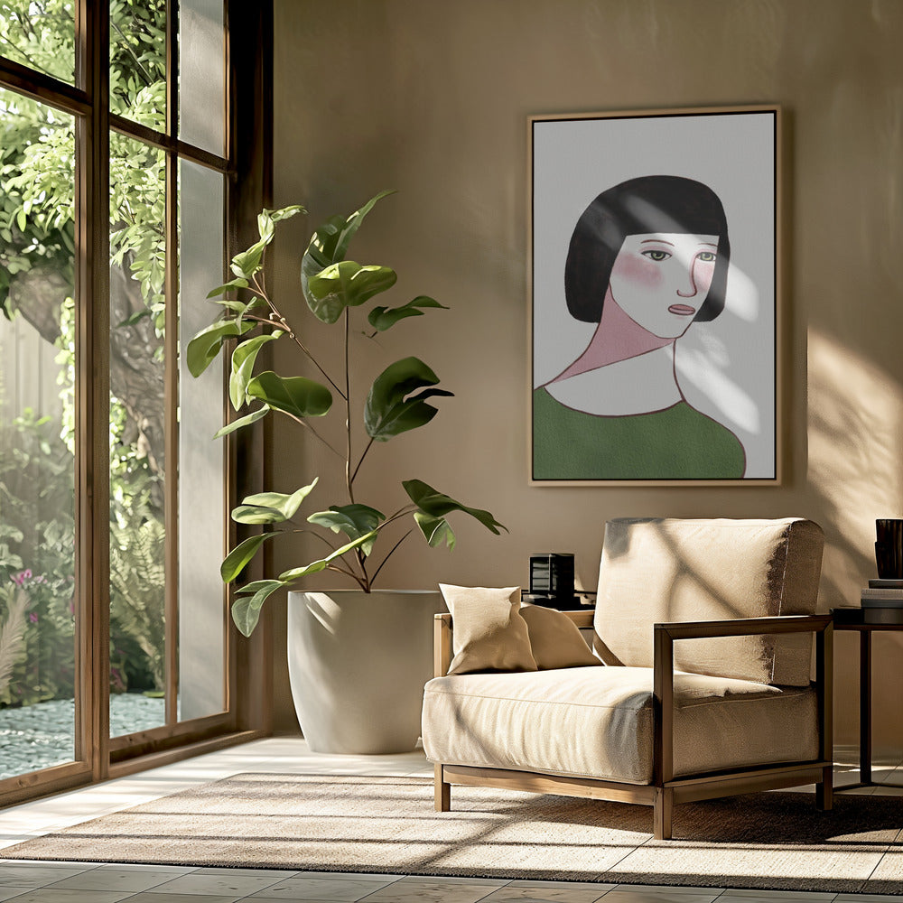 Jonge dame | Poster