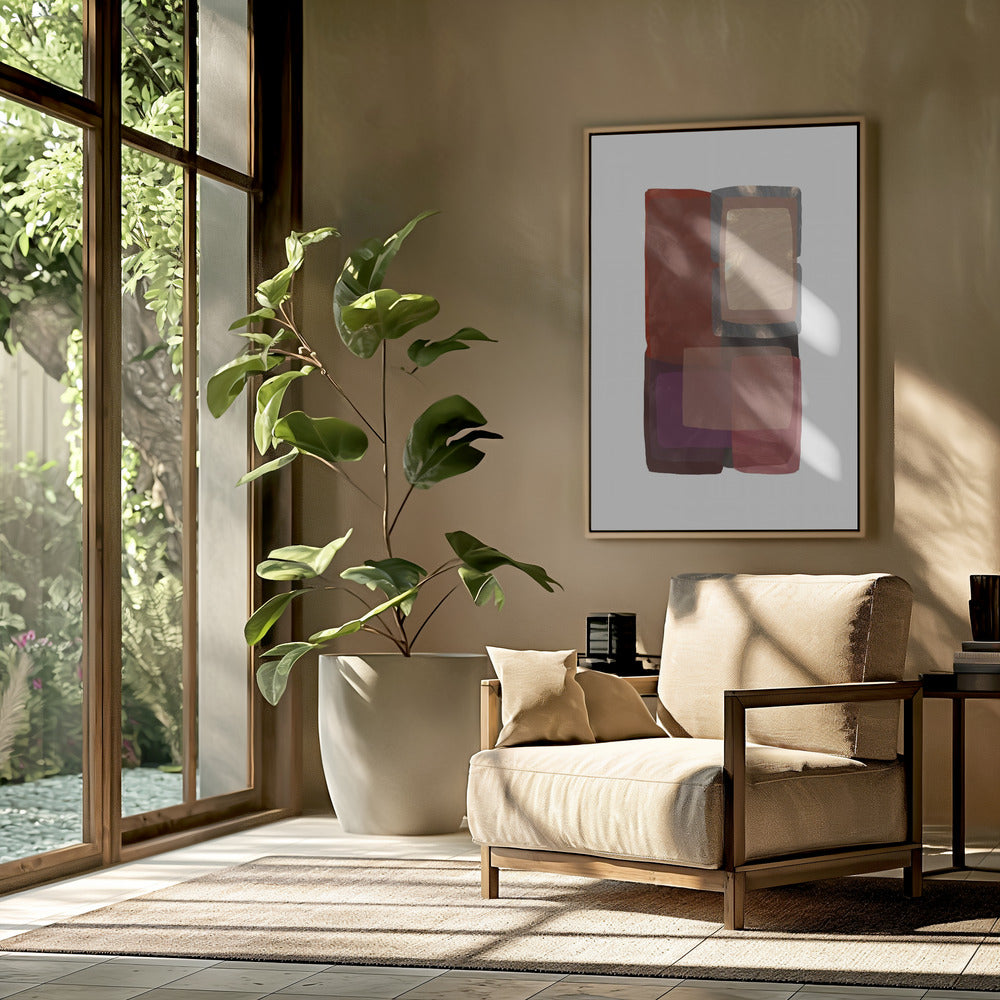 Deep Shades Shapes 1 | Poster