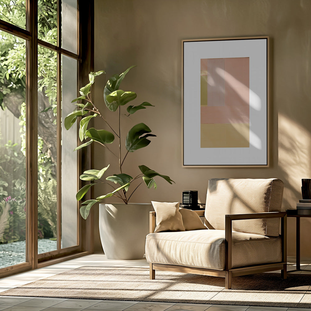 Abstracte textuurcompositie 4 | Poster