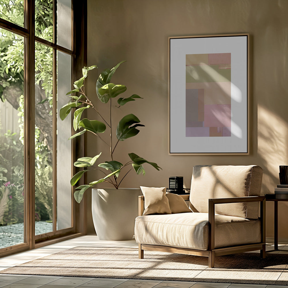 Abstract Textured Composition 5 | Poster