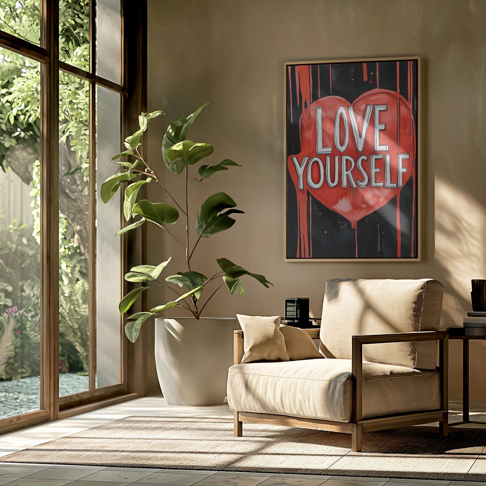Houd van jezelf poster | Poster