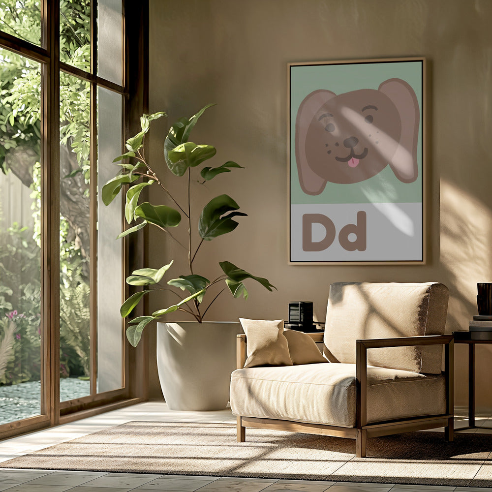 Puppy Alfabet Plezier | Poster
