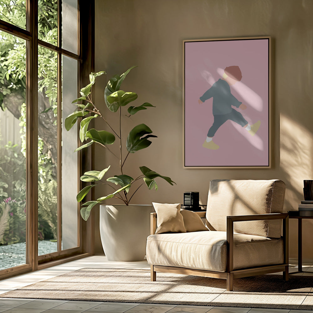Tamo - Walking Boy Silhouette | Poster