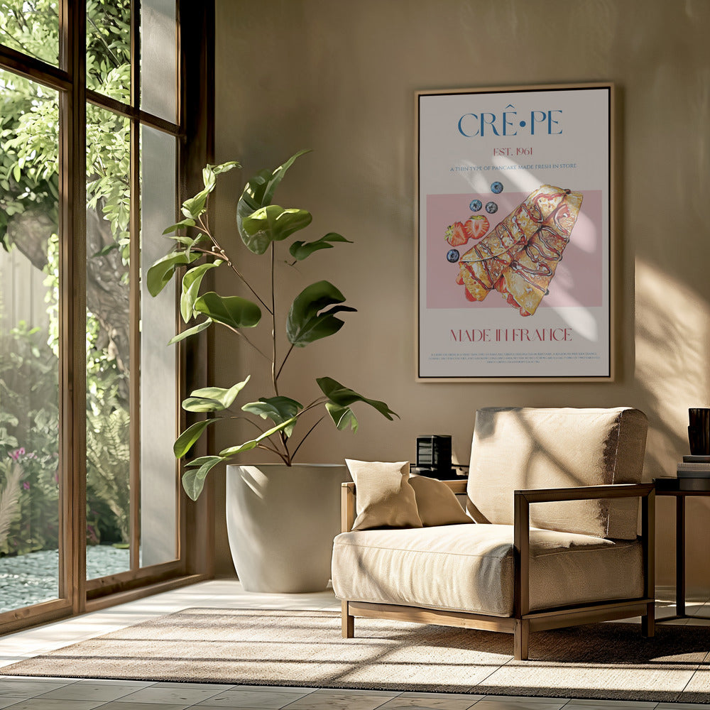 Franse crêpe-lekkernij | Poster