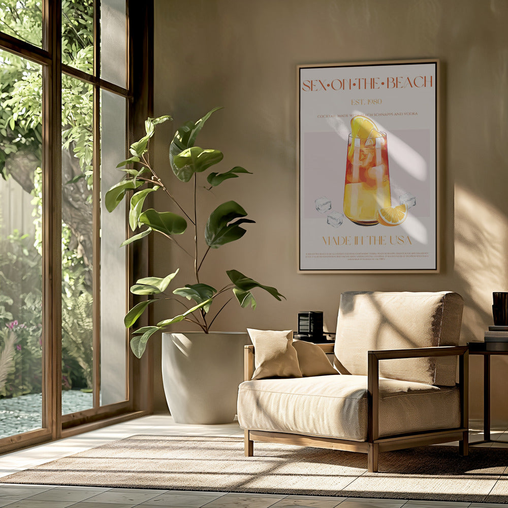 Tropische zonsondergang | Poster