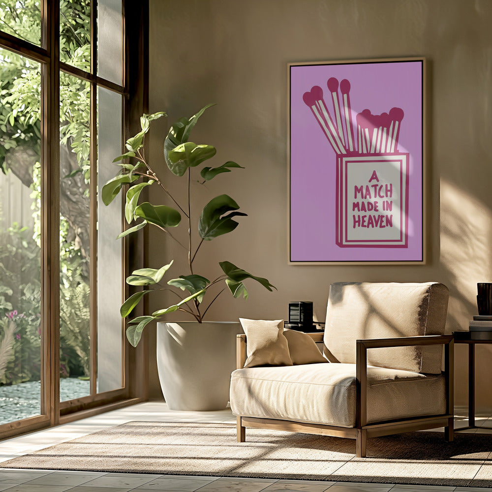 Matchbox With Matchsticks | Poster