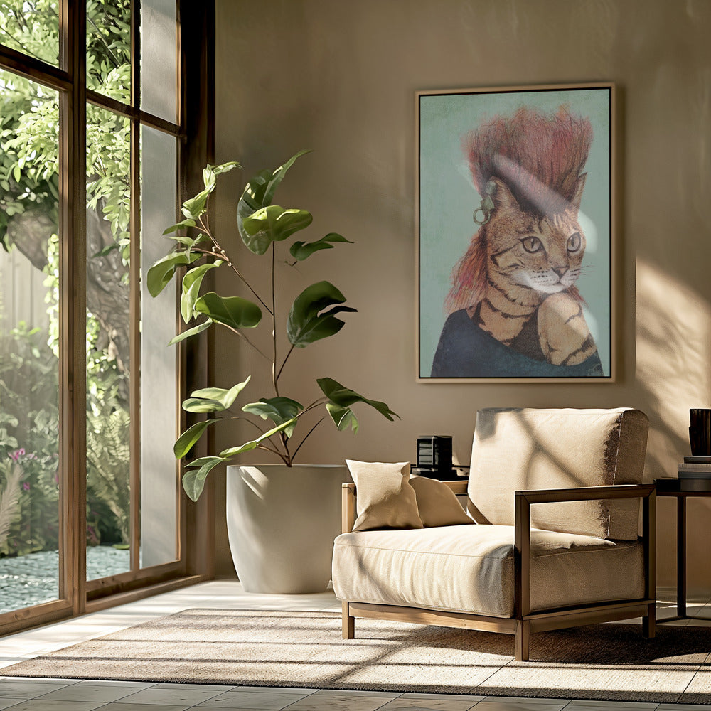 Stijlvolle Tabby Kat | Poster
