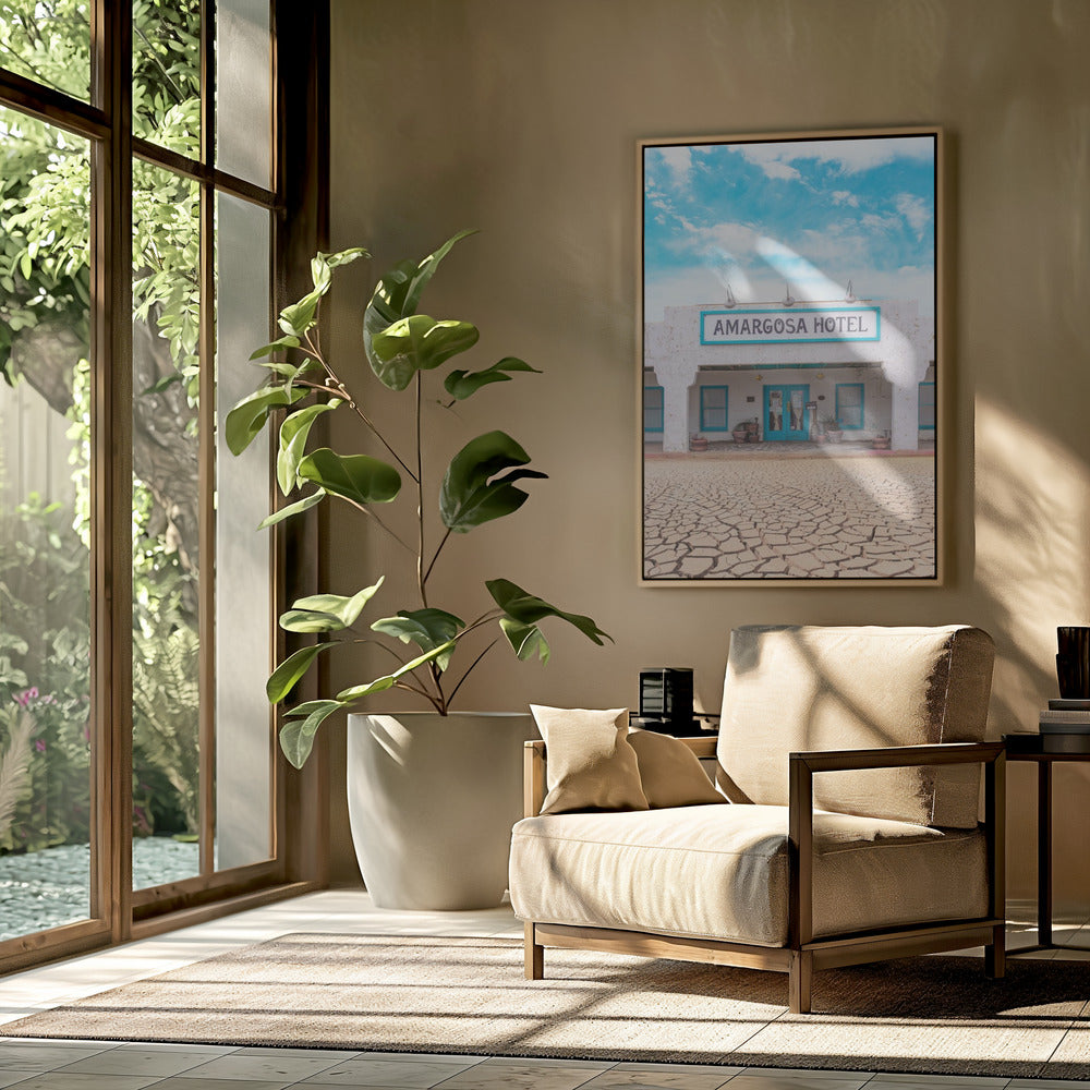 Historisch Amargosa Hotel en Opera House in Death Valley Junction, Californië | Poster