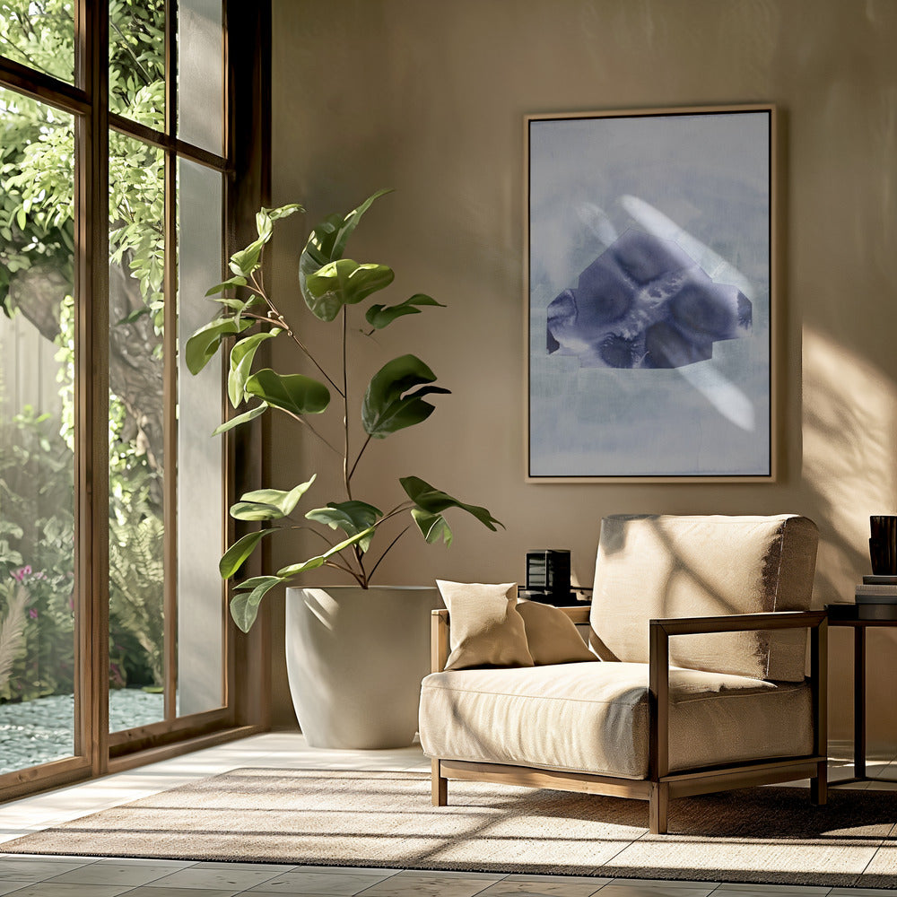 Enigmatic Indigo Haven | Poster