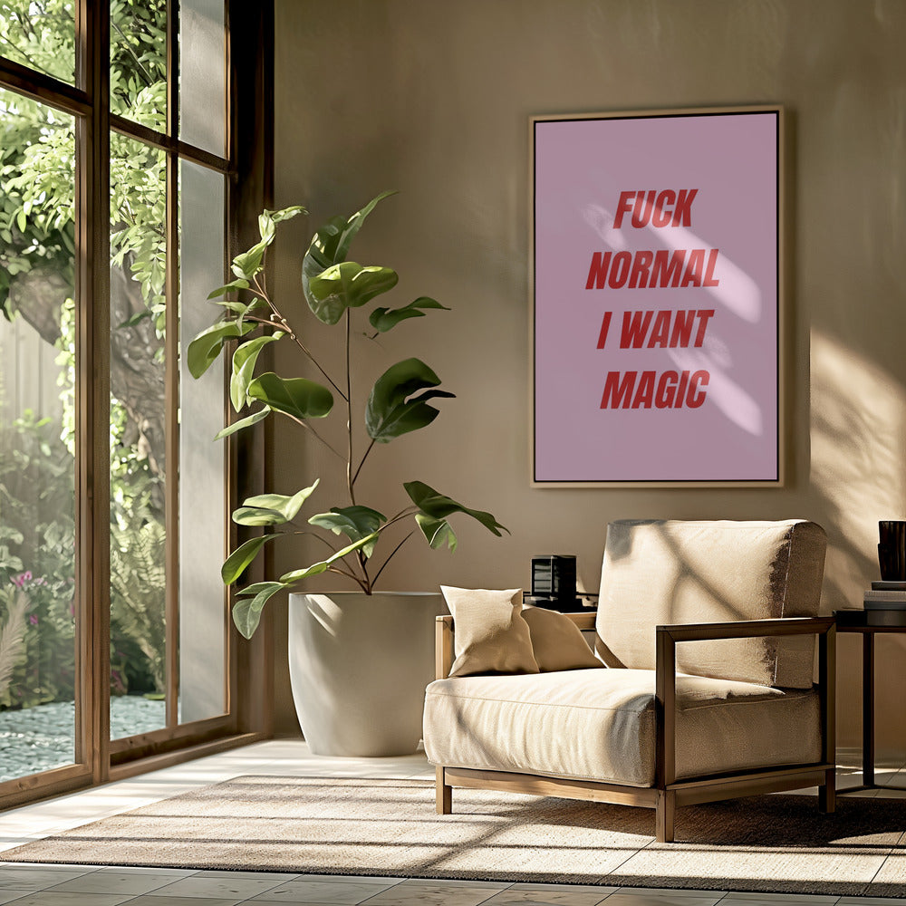 Vetgedrukte rode typografie | Poster