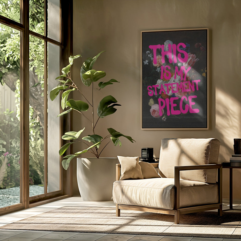 Gedurfde bloemenverklaring | Poster