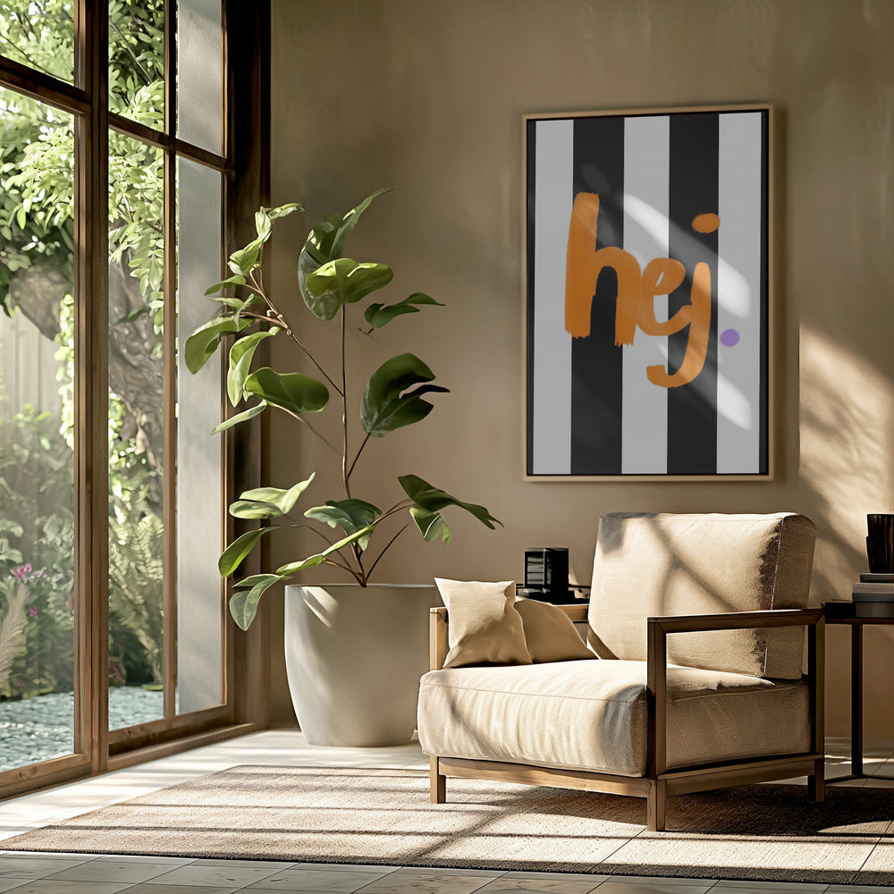 Gedurfde begroetingsstrepen | Poster