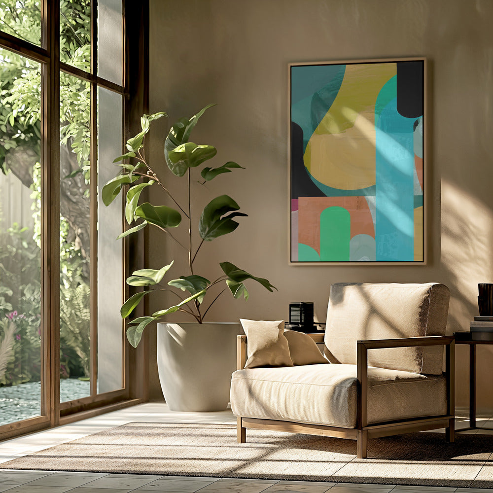 Retro Patroonspel | Poster