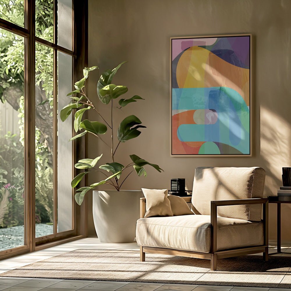 Retro Pattern Play | Poster