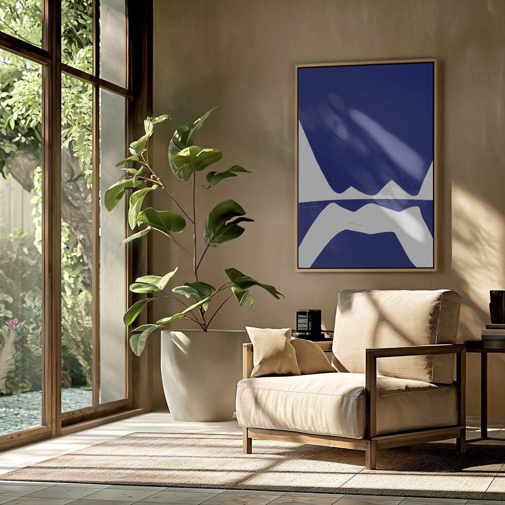 Blue Waves Harmony | Poster