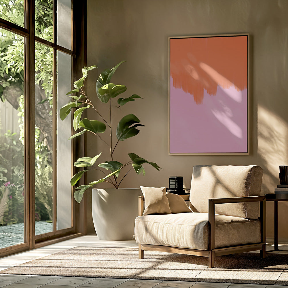 Orange Over Blossom | Poster