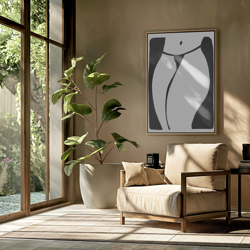 Curved Silhouette | Poster