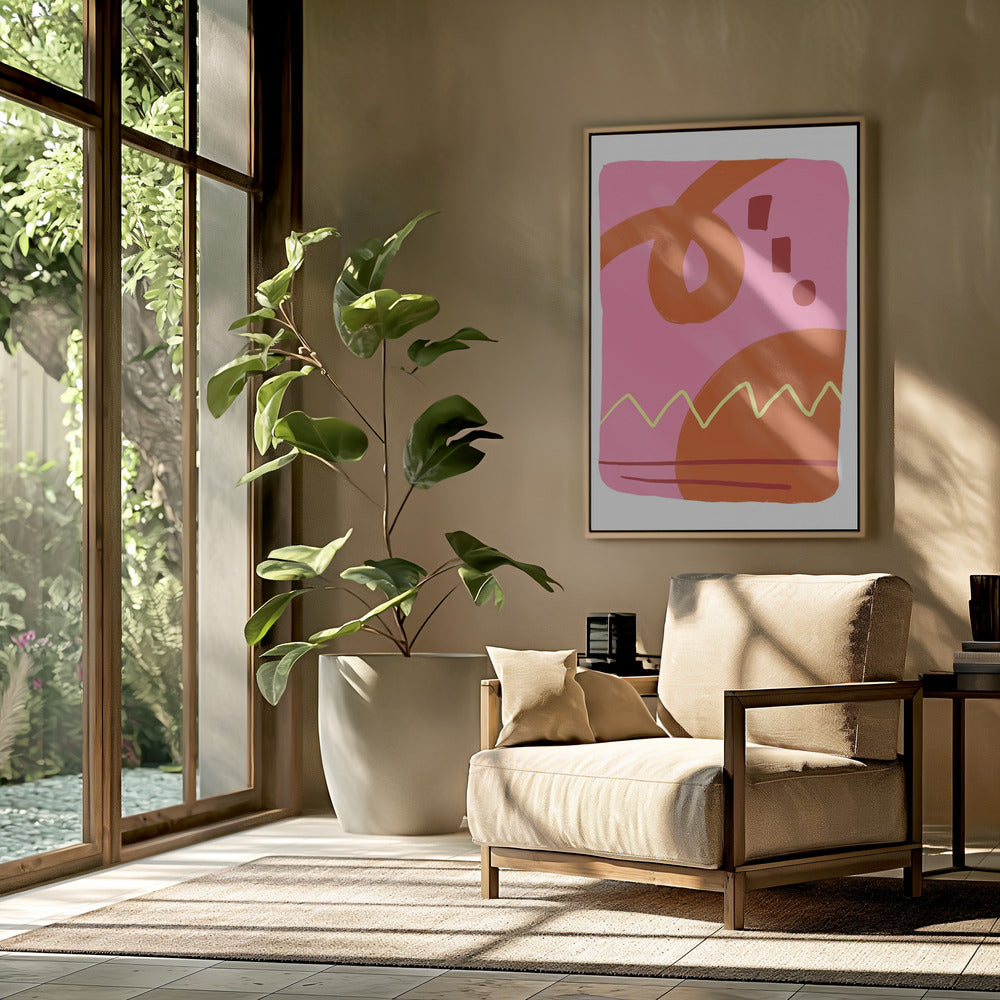 Gedurfde geometrische vormen | Poster