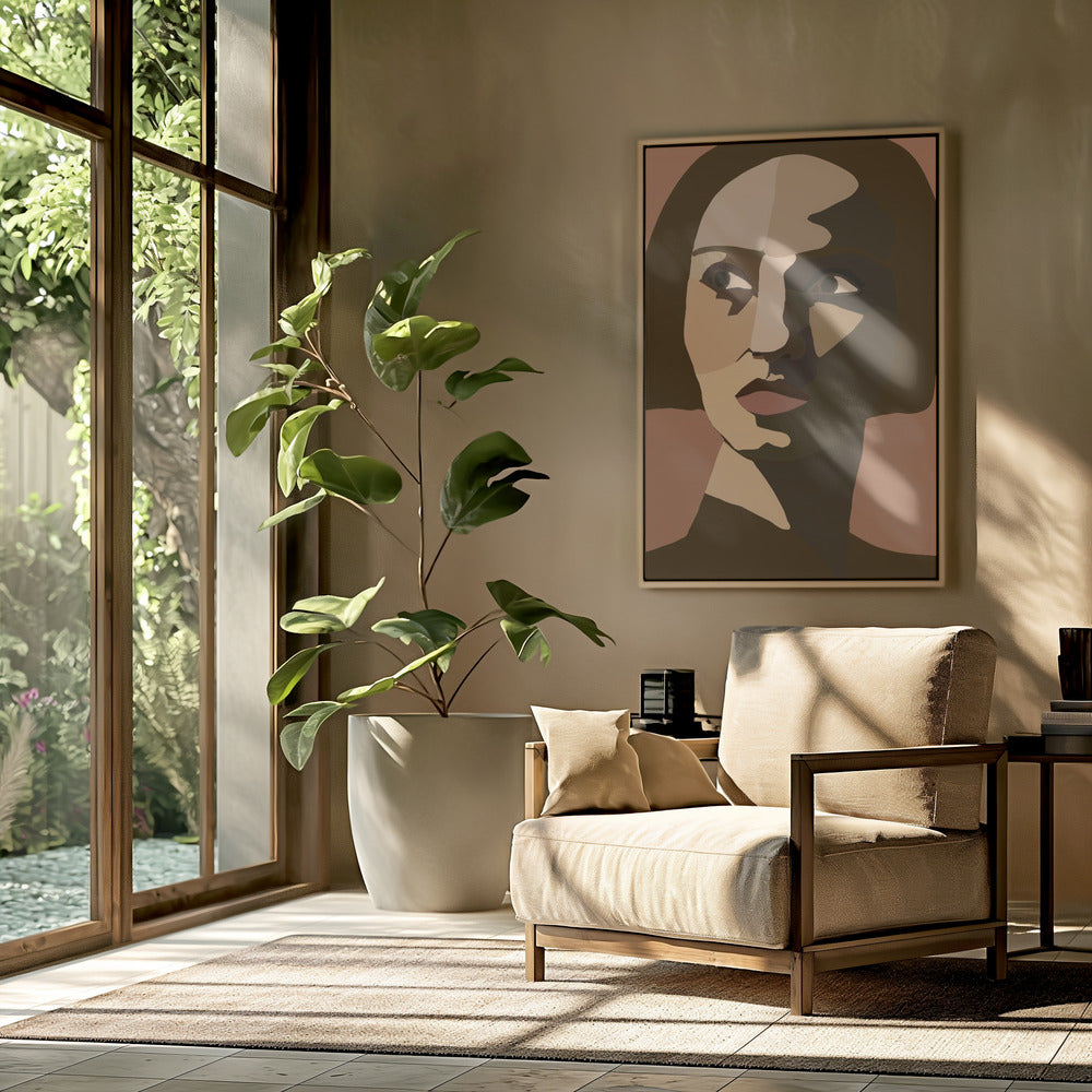 Portret van dame | Poster