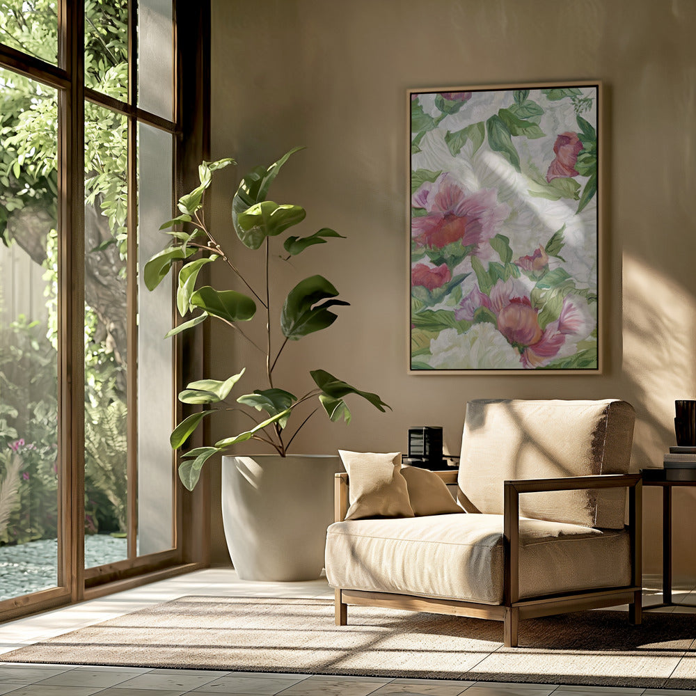 Levendig bloemenkunstwerk | Poster