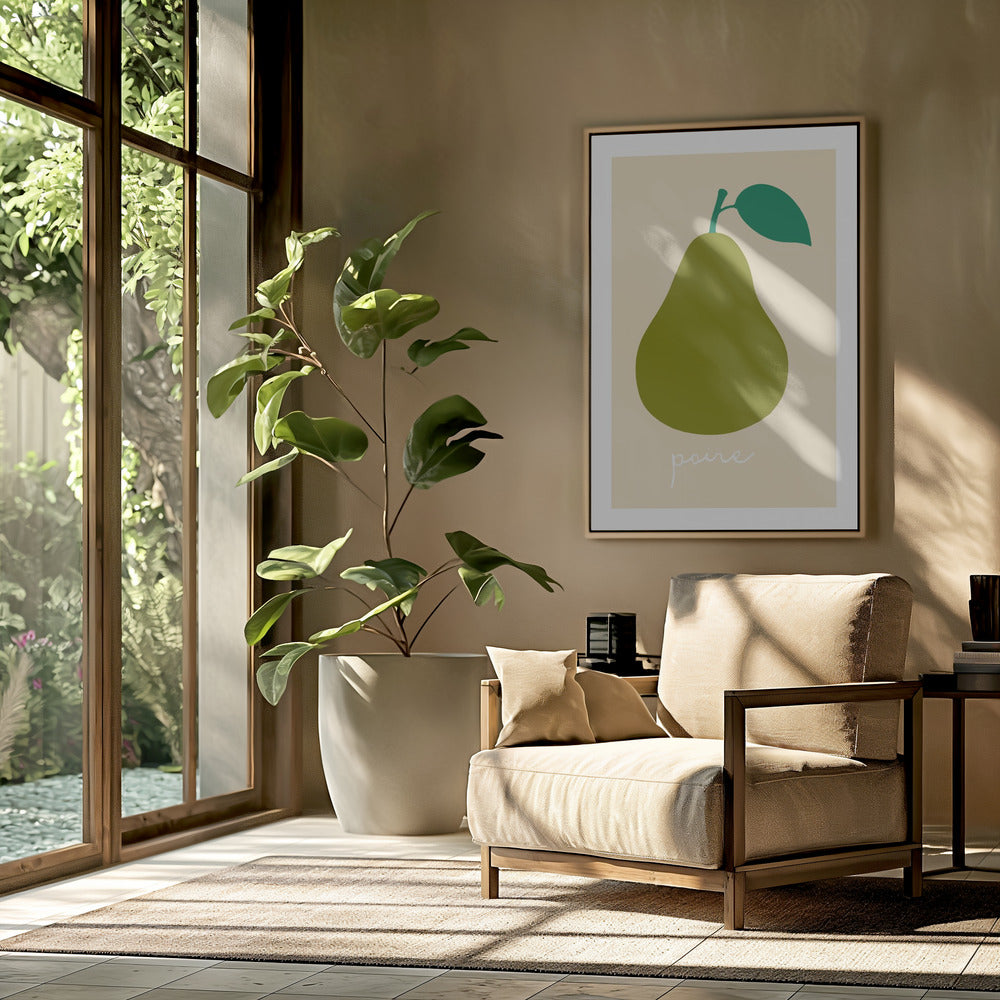 La Poire (donkergroen) | Poster