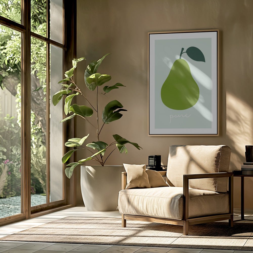 La Poire (heldergroen) | Poster