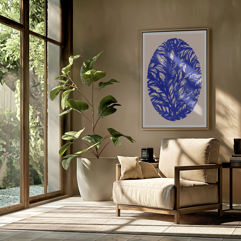 Indigo Bloom Bol | Poster