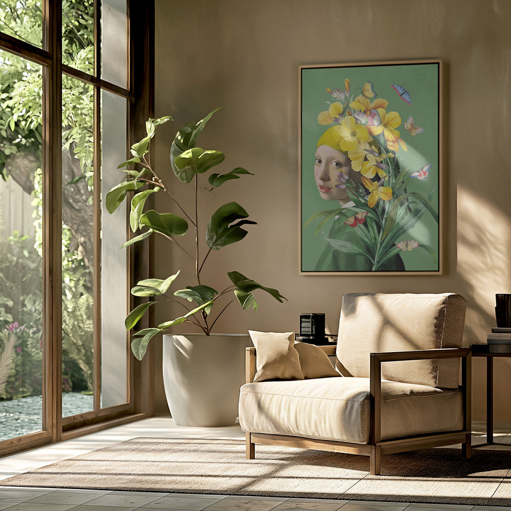 Meisje met de parel, de lente-editie II | Poster