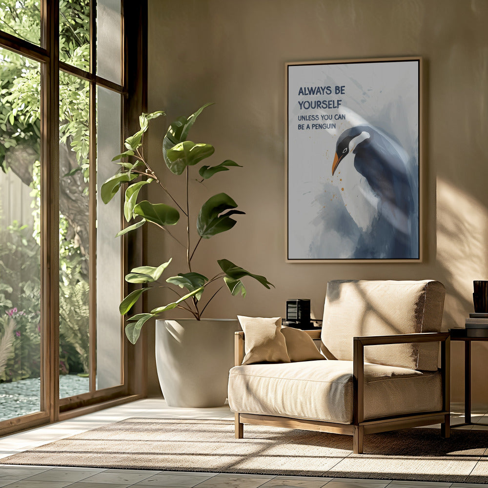 Wees een pinguïn | Poster
